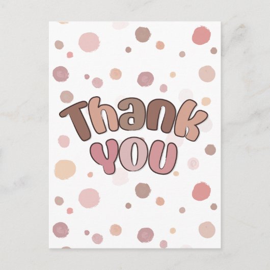 Dank je wel  briefkaart (Voorkant)