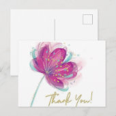 Dank je wel briefkaart (Voorkant / Achterkant)