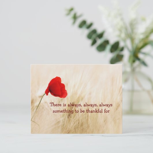 Dank je wel briefkaart (Staand voorkant)