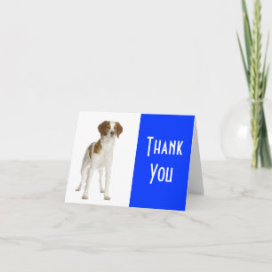 Dank je wel Brittany Spaniel Puppie Hond Kaart