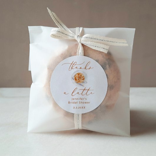 Dank je wel bruidsbruiloft ronde sticker