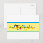 Dank je wel bubbels briefkaart (Voorkant / Achterkant)