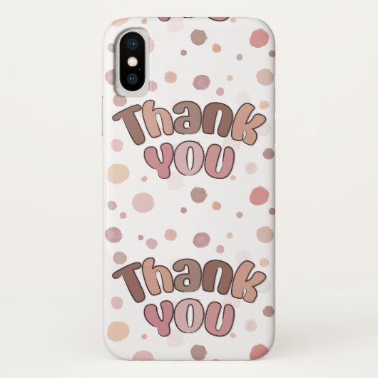 Dank je wel Case-Mate iPhone case (Achterkant)