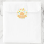 Dank je wel Cookies Doughnut bakkerij Ronde Sticker (Tas)
