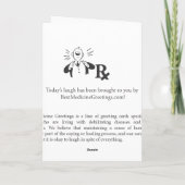 Dank je wel, daar voor mij bedankkaart (Achterkant)