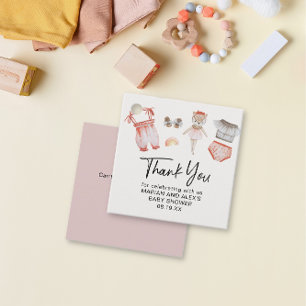 Dank je wel, dames Clothes Favor Bedankjes Labels