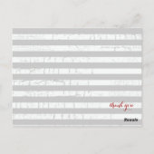 'Dank je wel' dankwoorden Briefkaart (Achterkant)