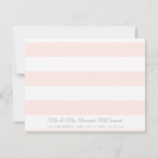 Dank je wel dat je baby Girl Modern Simple Boho Fl Kaart (Achterkant)