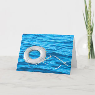 Dank je wel dat je met je leven op water drijft kaart