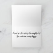 **DANK JE WEL DAT JE OP DE STOUTE LIJST STAAT** FEESTDAGEN KAART (Binnen)