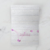 dank je wel , de dag in polka dot ribbon kaart (Binnen)