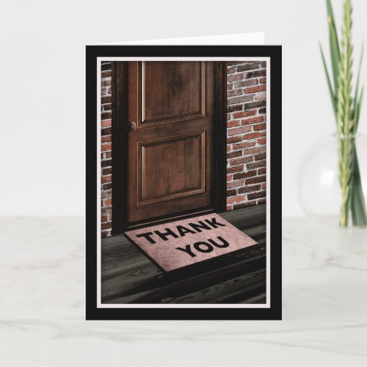Dank je wel door Mat Bedankkaart (Voorkant)