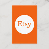 Dank je wel Etsy Visitekaartje (Achterkant)