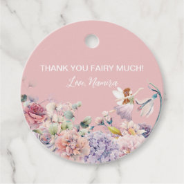 Dank je wel Fairy Much, betoverd verjaardagsfeestj Bedankjes Labels
