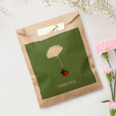 Dank je wel Favor Bag, Ladybug flightt Bedankzakje (Gezegeld)