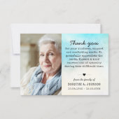 Dank je wel foto Funeral Sympathie Ref Verlies (Voorkant)