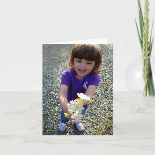 Dank je wel! Fotokaart Bedankkaart (Voorkant)