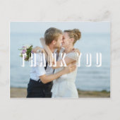 Dank je wel fotokaart briefkaart (Voorkant)
