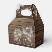 DANK JE WEL Gable Box Persoonlijke Landelijke Mets Bedankdoosjes (Achterkant)