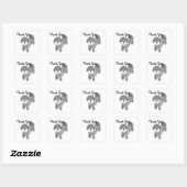 Dank je wel Gray Podle #1 Stickers (Vel)