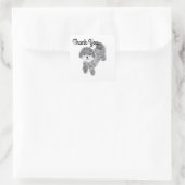 Dank je wel Gray Podle #1 Stickers (Tas)
