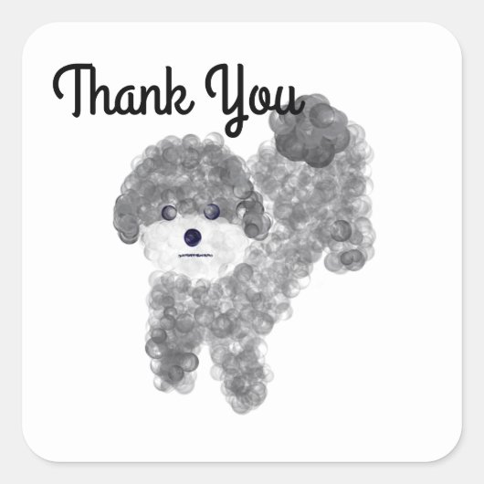 Dank je wel Gray Podle #1 Stickers (Voorkant)