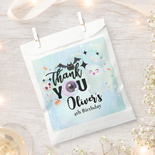 Dank je wel griezelig bedankzakje (Geknipt)