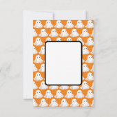 Dank je wel Halloween Little Boo Baby shower Bedankkaart (Achterkant)