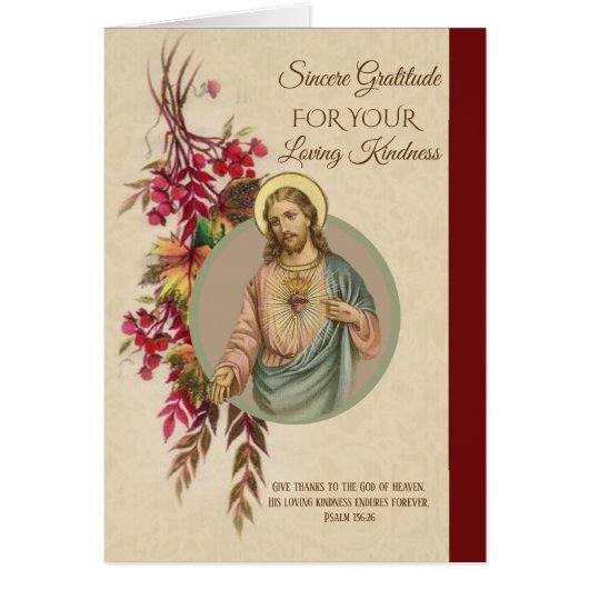 Dank je wel! Harde Jezus Autumn Flowers (Voorkant)