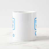 Dank je wel | Hart Stethoscoop Grote Koffiekop (Voorkant)