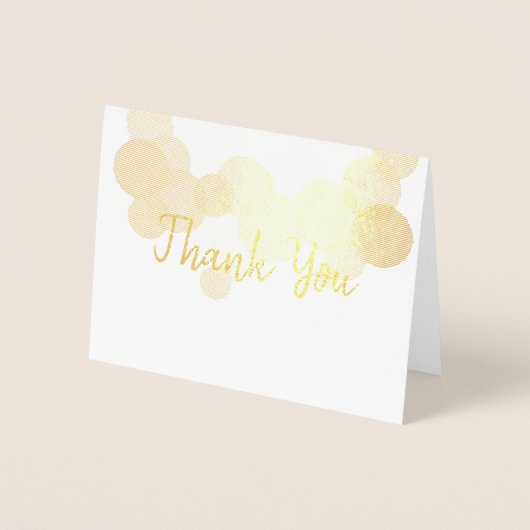 Dank je wel Heden-daagse Cirkels Folie Kaarten (Voorkant)