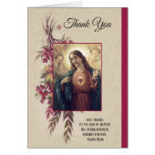Dank je wel het hart van Jezus Flowers (Voorkant)