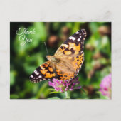Dank je wel, het Lady Butterfly Briefkaart (Voorkant)