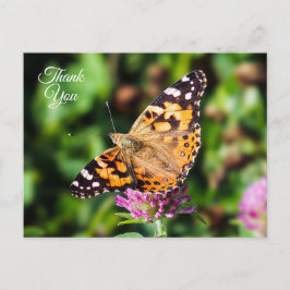 Dank je wel, het Lady Butterfly Briefkaart