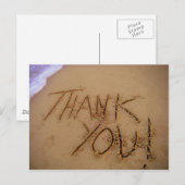 Dank je wel in het Briefkaart (Voorkant / Achterkant)