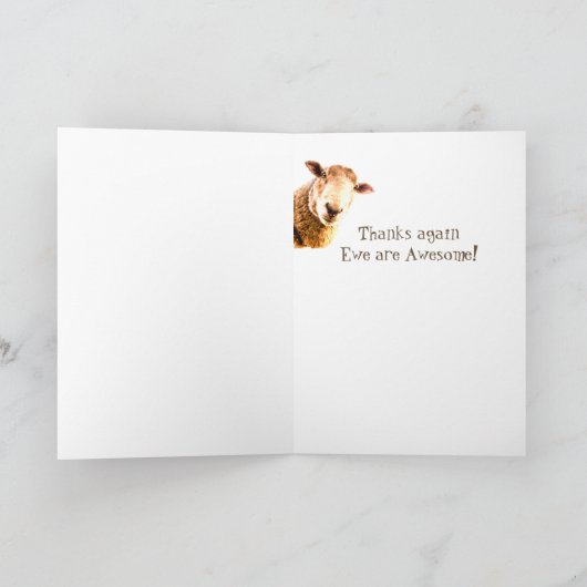 Dank je wel, je bent Geweldige grappig. Kaart (Binnen)