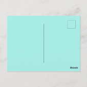 Dank je wel: Je wordt gewaardeerd in Turquoise Briefkaart (Achterkant)