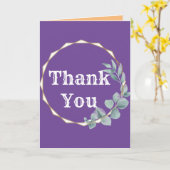 Dank je wel kaart (Gele Bloem)