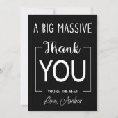 dank je wel , kaart . (Voorkant)