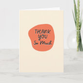 Dank je wel kaart (Voorkant)