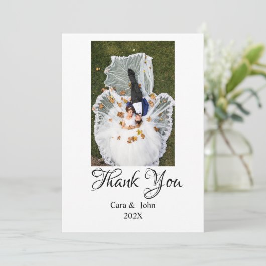 Dank je wel kaart (Staand voorkant)