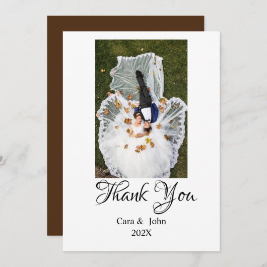 Dank je wel kaart (Voorkant / Achterkant)