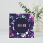 Dank je wel kaart, Berry Sparkle Design (Staand voorkant)