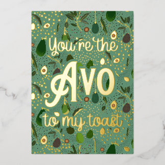 Dank je wel Kaart "Jij bent de avo" naar mijn toas