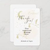 Dank je wel Kaart Oh Babies! neutrale tweelingooie (Voorkant / Achterkant)