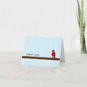 Dank je wel, kardinaal bedankkaart (Voorkant)