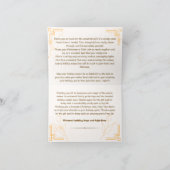 Dank je wel kerstkaart bedankkaart (Binnen)