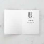 Dank je wel, kleine bosvos bedankkaart (Binnen)