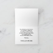 Dank je wel kleine Cowboy Roze Baby shower Bedankkaart (Binnen)