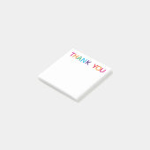 Dank Je Wel Kleurrijk 3 x 3 Post-it® Notes (Schuin)